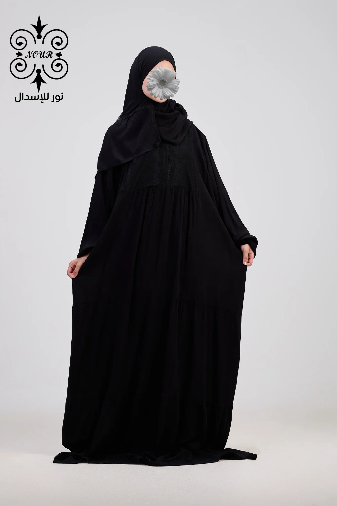 فيسكوز (دانتيل) اسود