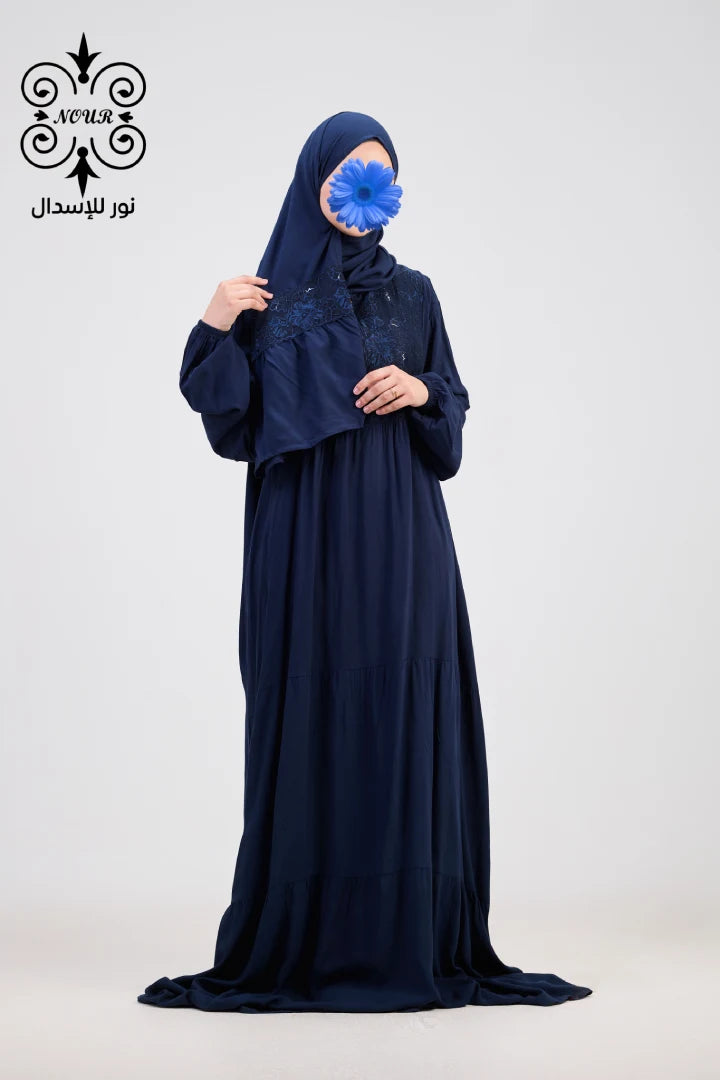 فيسكوز (دانتيل) كحلي